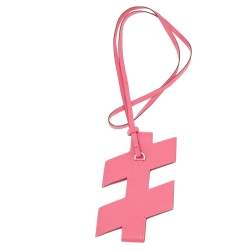 Hermes Rose Lipstick Cherve Leather H Tag Phone Case