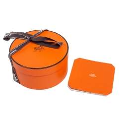 Pre Owned Hermes Multicolor Projets Carres Printed Silk Plisse Scarf