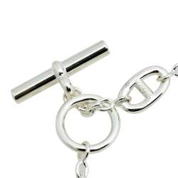 Pre Owned Hermes Sterling Silver Farandole Chain Necklace