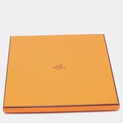 Pre Owned Hermes Navy Blue Jungle Love Rainbow Silk Square Scarf