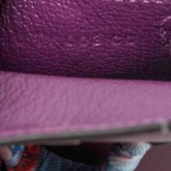 Pre Owned Hermes Anemone Tadelakt Leather Mini Kelly Twilly Bag Charm 