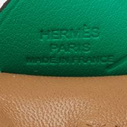 Hermes Chai/Menthe/Mauve Sylvestre Milo Lambskin and Swift Leather Rodeo Pegase Bag Charm PM