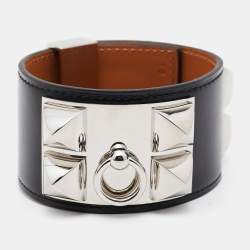 Hermes Black/Rouge Vif Box and Courchevel Constance Reversible Belt 65CM  Hermes