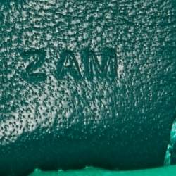 Pre Owned Hermes Menthe/Malachite/Blue Brume Milo Leather Rodeo Grigri Bag Charm PM