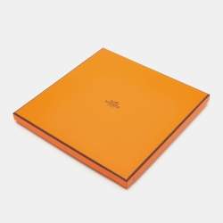 Hermes Pink Please Check In Printed Silk Square Scarf