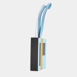 Hermes Bleu Obscur Epsom/Sombrero "P" Lettre Au Carre Bag Charm