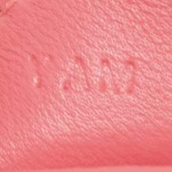 Pre Owned Hermes Rose Azalee Milo Leather Rodeo Grigri Bag Charm PM