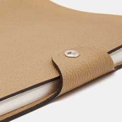 Hermes Chai Togo Leather Ulysse MM Notebook Cover 