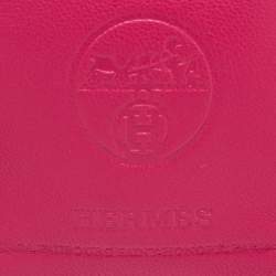 Hermes Pink Milo Lambskin & Swift Leather Bag Charm