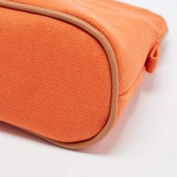 Hermès  Feu Canvas Bolide Mini Travel Case