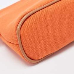 Hermès  Feu Canvas Bolide Mini Travel Case
