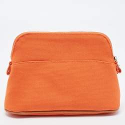 Hermès  Feu Canvas Bolide Mini Travel Case