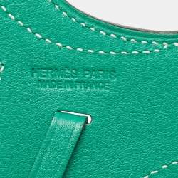Hermes Vert Vertigo Swift Leather Paddock Selle Horse Saddle Bag Charm
