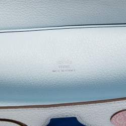 Hermes Bleu Brume/Bleu Hydra /Quebracho /Nauve Sylvestre Mysore In The Loop Wink Sunglasses Case