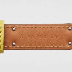 Hermès Jaune Citron Epsom Leather Kelly Belt