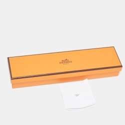 Pre Owned Hermes Gold/Capucine Togo and Swift Leather Nano Ulysse Charm