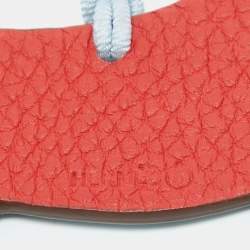 Pre Owned Hermès Bleu du Nord/Rouge de Coeur Epsom and Togo Leather Petit H Hermy Horse Bag Charm