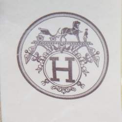 Hermès Orange Dress Code Silk Twilly