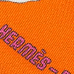 Hermès Orange Dress Code Silk Twilly