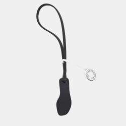 Hermes Black Swift and Epsom Leather Oran Nano Charm