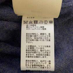 Hermes Blue Cashmere Sweater [H-Lift] Size 42