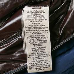 Pre Owned Hermès Navy Blue Synthetic Puffer Vest XXL