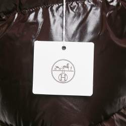 Pre Owned Hermès Navy Blue Synthetic Puffer Vest XXL