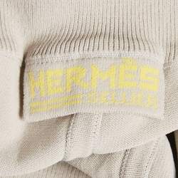 Hermes Grey Stretch Knit Petite Fit Yoga Leggings S
