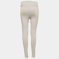 Hermes Grey Stretch Knit Petite Fit Yoga Leggings S