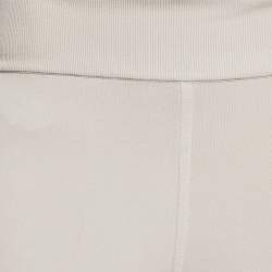 Hermes Grey Stretch Knit Petite Fit Yoga Leggings S
