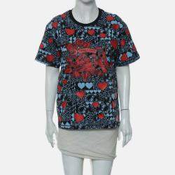 Pre Owned Hermes Printed T-Shirt Size S