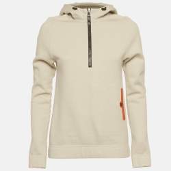 مملوكة مسبقًا Hermes Gris Carrière Cotton Fit Sweatshirt S