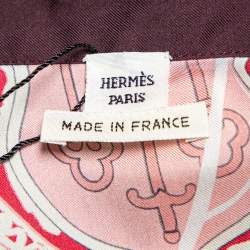 Hermes Multicolor Silk Cles et Badines Printed Classic Shirt L