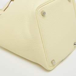 Hermès Jaune Milton Taurillon Clemence Leather Picotin Lock 18 Bag
