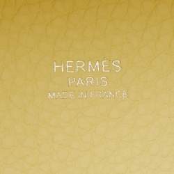 Hermès Jaune Milton Taurillon Clemence Leather Picotin Lock 18 Bag