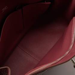 Pre Owned Hermes Bois de Rose Taurillon Clemence Leather Palladium Finish Jypsiere 34 Bag