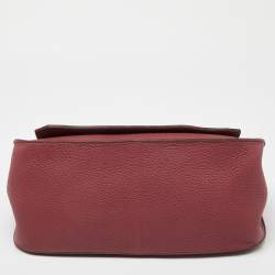 Pre Owned Hermes Bois de Rose Taurillon Clemence Leather Palladium Finish Jypsiere 34 Bag