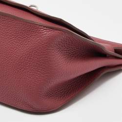 Pre Owned Hermes Bois de Rose Taurillon Clemence Leather Palladium Finish Jypsiere 34 Bag