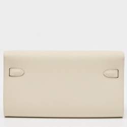 Hermès Craie Epsom Leather Kelly To Go Wallet