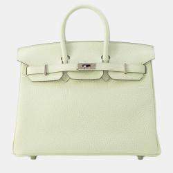 Hermes Grineve Togo Leather 25 Birkin Tote Bag