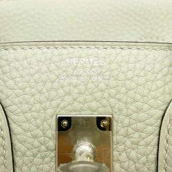 Hermes Grineve Togo Leather 25 Birkin Tote Bag