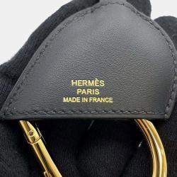 Hermes Black Swift Leather Metal The Coeur of Fauve