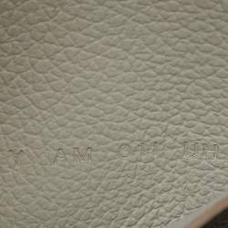 Hermes Evercolor Gris Perle Leather Roulis Slim Wallet