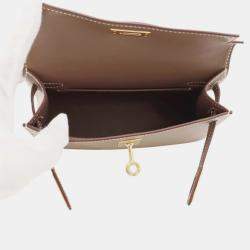 Hermes Etoupe Epsom Mini Kelly Do Bag