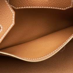 Hermès Gold Togo Leather Gold Finish Birkin 30 Bag