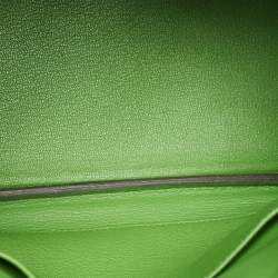 Hermes Vert Yucca Togo Leather Gold Finish Birkin 25 Bag