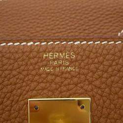 Hermes Birkin Gold Togo Leather Size 30