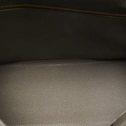 Pre Owned Hermes Etain Togo Leather Gold Finish Kelly Retourne 32 Bag