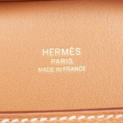 Hermès Gold Evercolor Leather Gold Finish Jypsiere Mini Bag