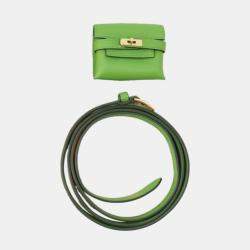 Hermes Kelly Move Vert Yucca Swift Leather